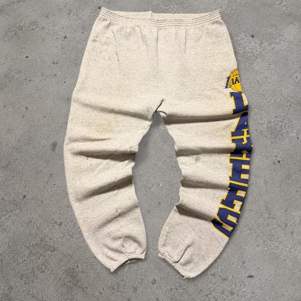 Vintage 1990’s NBA Los Angeles Lakers Sweatpants Baggy Mens Size XXL